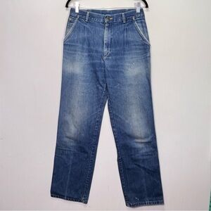 Vintage Union Made Lee Riders Zipper Fly Blue Denim Jeans Men’s Size 32 x 32
